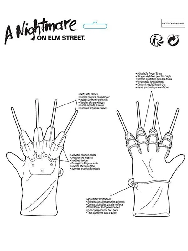 Freddy Krueger Glove, Adult 4 Freddy Krueger Glove, Adult - Image 2