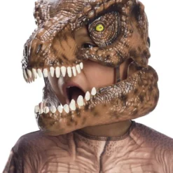 T-Rex Moveable Jaw Mask, Child -Fancy Dress Store 200095 1 600x800.jpg