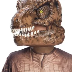 T-Rex Moveable Jaw Mask, Child -Fancy Dress Store 200095 2 600x800.jpg