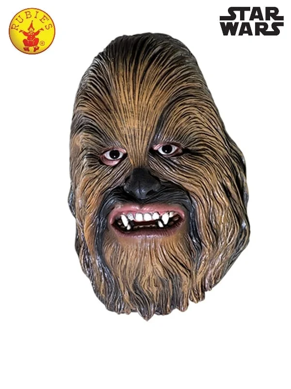 Character Chewbacca 3/4 Mask, Adult 3 Character Chewbacca 3/4 Mask, Adult