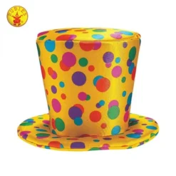 Clown High Top Hat, Foam, Adult