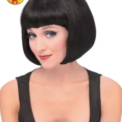 Supermodel Black Wig, Adult