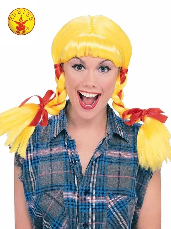 Country Girl Yellow Wig, Adult 3 Country Girl Yellow Wig, Adult