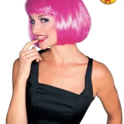 Supermodel Hot Pink Wig, Adult