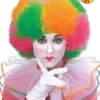 Clown Multi Colour Neon Wig, Adult 1 Clown Multi Colour Neon Wig, Adult -Fancy Dress Store 50511.jpg
