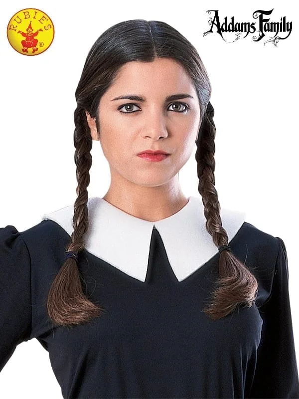 Wednesday Addams Wig, Adult 3 Wednesday Addams Wig, Adult