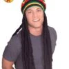 Rasta Wig With Cap, Adult -Fancy Dress Store 51178