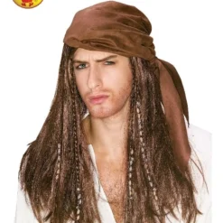 Caribbean Pirate Wig, Adult