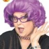 The Dame Purple Wig, Adult 2 The Dame Purple Wig, Adult -Fancy Dress Store 51359