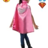 Supergirl DC Pink Cape, Child -Fancy Dress Store 5222.jpg