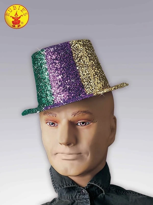 Glitter Top Hat, Adult 3 Glitter Top Hat, Adult