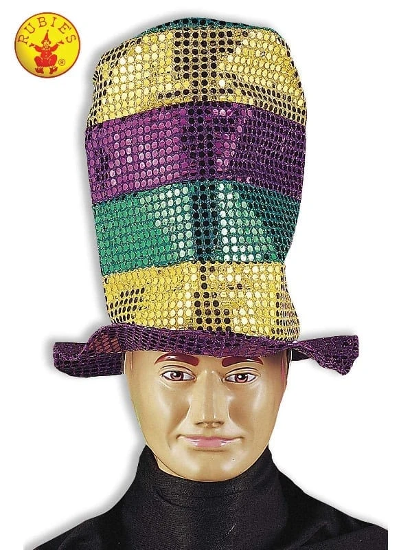 Sequin Stove Pipe Hat 3 Sequin Stove Pipe Hat