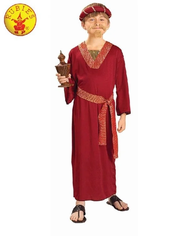 Wiseman Burgundy Costume, Child 3 Wiseman Burgundy Costume, Child