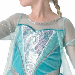 Elsa Premium Costume, Child -Fancy Dress Store 610374 2 600x800 1