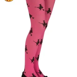 Glitter Witch Tights Pink, Child