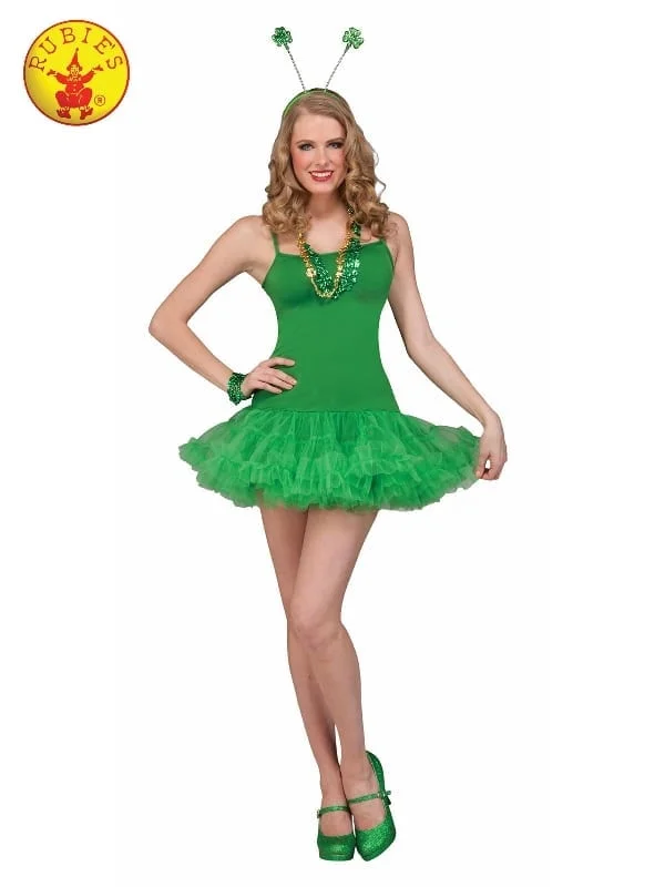 St. Patricks Day Green Petticoat Dress, Adult 3 St. Patricks Day Green Petticoat Dress, Adult