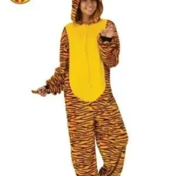 Tiger Furry Onesie Costume, Adult