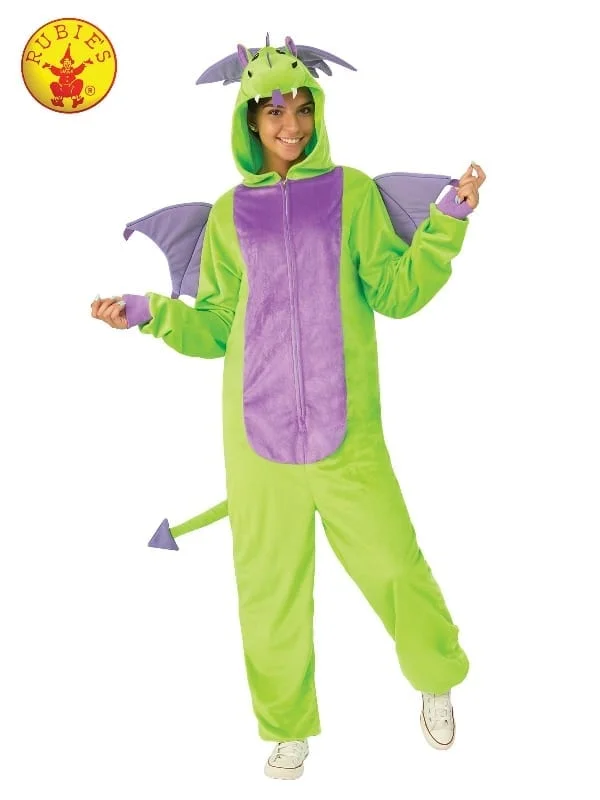 Green Dragon Furry Onesie Costume, Adult 3 Green Dragon Furry Onesie Costume, Adult