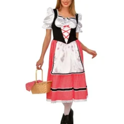Little Red Riding Hood Ladies Costume, Adult -Fancy Dress Store 701300 2 600x800.jpg