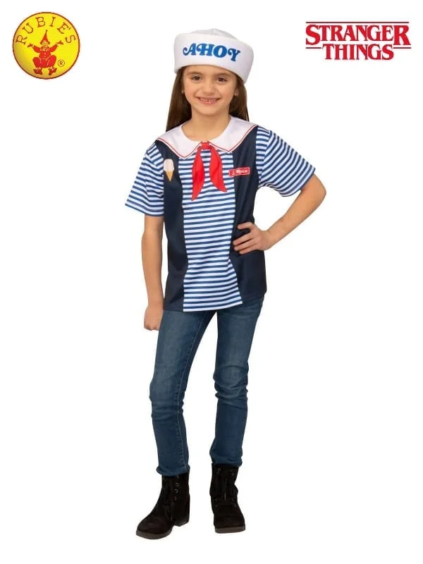 Scoops Ahoy Stranger Things Uniform, Child/Teen 3 Scoops Ahoy Stranger Things Uniform, Child/Teen