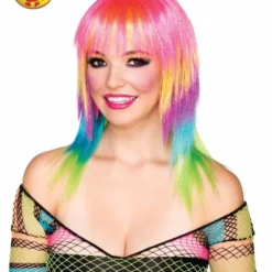 Club Candy Candi Striped Wig, Adult