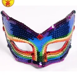 Half Mask, Sequin, Adult