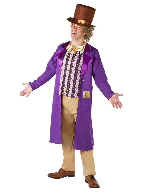 Willy Wonka Deluxe Costume, Adult 4 Willy Wonka Deluxe Costume, Adult - Image 2