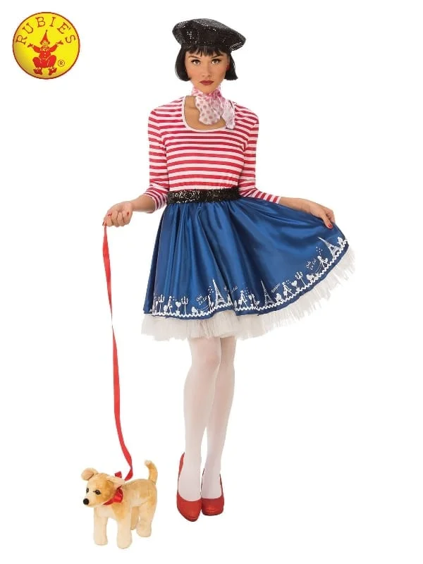 Mademoiselle French Lady Costume, Adult 3 Mademoiselle French Lady Costume, Adult