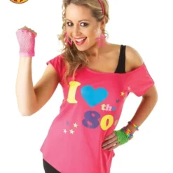 I Love The 80’s T-shirt, Adult