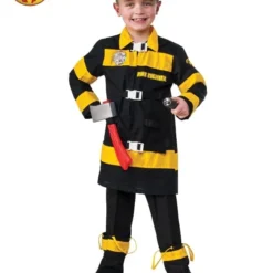 Fire Fighter Deluxe Costume 2, Child