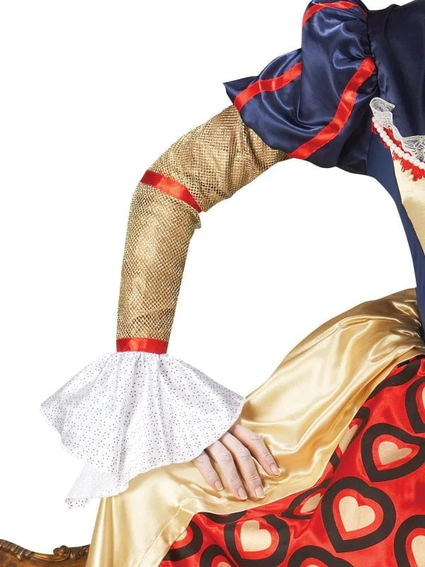 Queen Of Hearts Deluxe Costume, Adult 6 Queen Of Hearts Deluxe Costume, Adult - Image 4