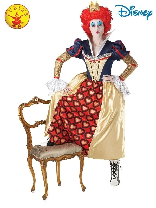 Queen Of Hearts Deluxe Costume, Adult 3 Queen Of Hearts Deluxe Costume, Adult