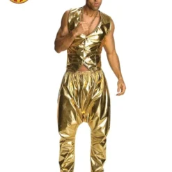 Rapper Gold Pants, Adult