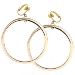 X – Large Hoop Earrings (Gold)