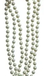 White Pearl Flapper Beads