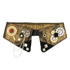 Steampunk Collar (Bronze W/Gears)