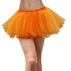 Tulle Tutu 80’s (Fluro Orange), Adult