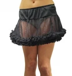 Tulle Petticoat Skirt (Black), Adult