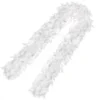 Deluxe Plush Turkey Boa 1.8m (White)