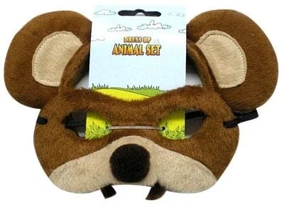 Animal Headband & Mask Set (Bear) 3 Animal Headband & Mask Set (Bear)