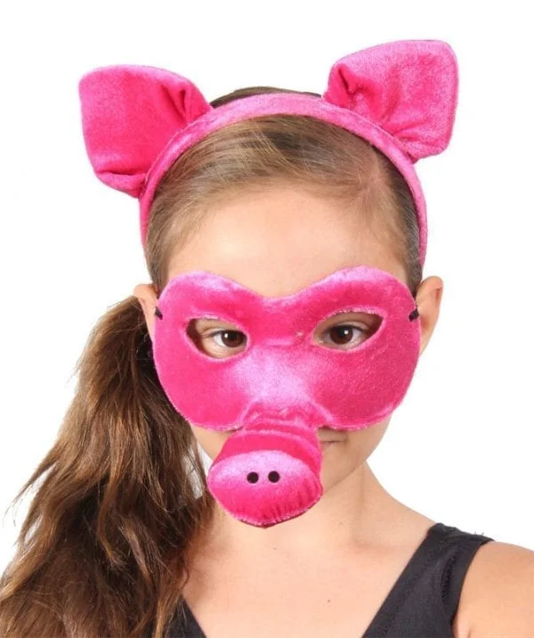 Animal Headband & Mask Set (Pig) 3 Animal Headband & Mask Set (Pig)