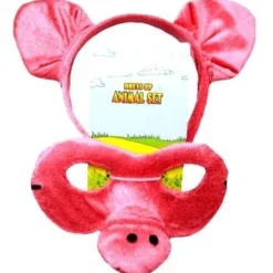 Animal Headband & Mask Set (Pig) 5 Animal Headband & Mask Set (Pig) -Fancy Dress Store HE9971 3.jpg