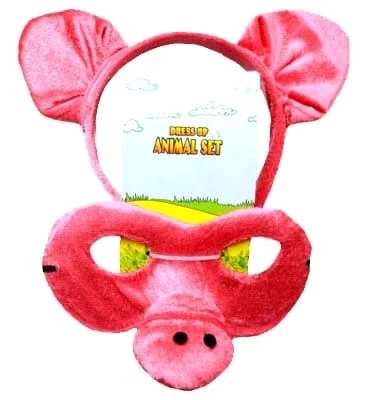 Animal Headband & Mask Set (Pig) 4 Animal Headband & Mask Set (Pig) - Image 2