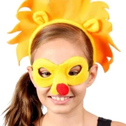 Animal Headband & Mask Set (Lion)