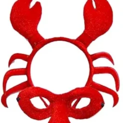 Animal Headband & Mask Set (Crab) 5 Animal Headband & Mask Set (Crab) -Fancy Dress Store HE9975 1.jpg
