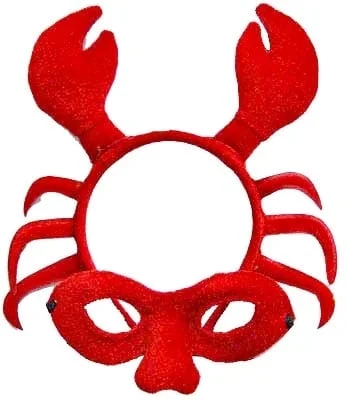 Animal Headband & Mask Set (Crab) 4 Animal Headband & Mask Set (Crab) - Image 2