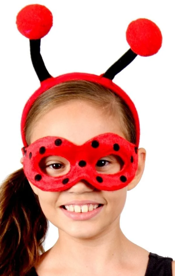 Animal Headband & Mask Set (Lady Bug) 2 Animal Headband & Mask Set (Lady Bug)