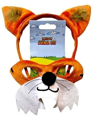 Animal Headband & Mask Set (Fox) 4 Animal Headband & Mask Set (Fox) - Image 2