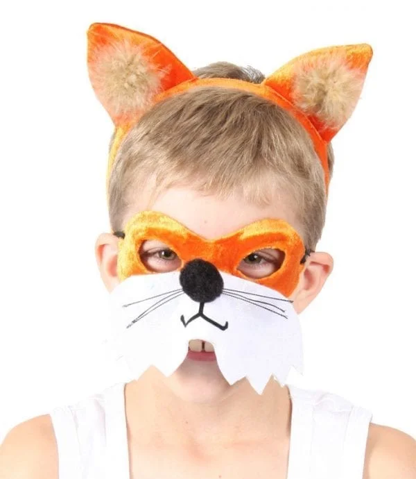 Animal Headband & Mask Set (Fox) 3 Animal Headband & Mask Set (Fox)