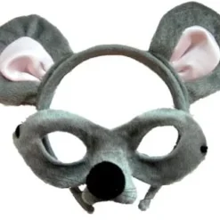 Animal Headband & Mask Set (Mouse) -Fancy Dress Store HE9988 1.jpg